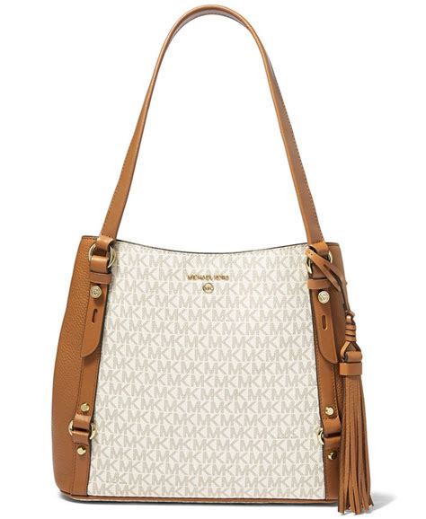 michael kors carrielg tote|michael kors tote with zipper.